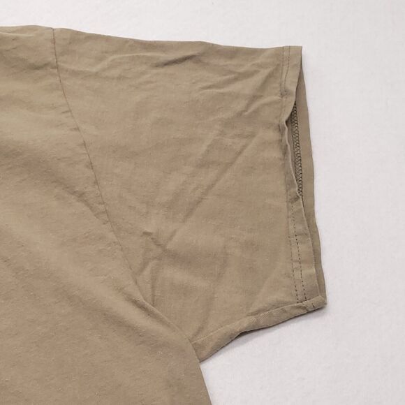 Electric Mud Casual Short Sleeve Graphic T Shirt Mens Size 2XL Beige - Picture 6 of 10